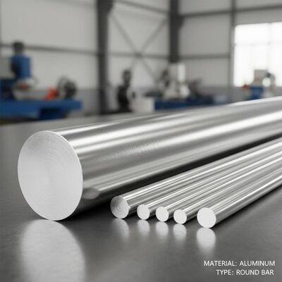 Barres d'aluminium rondes et polissées résistantes à la corrosion