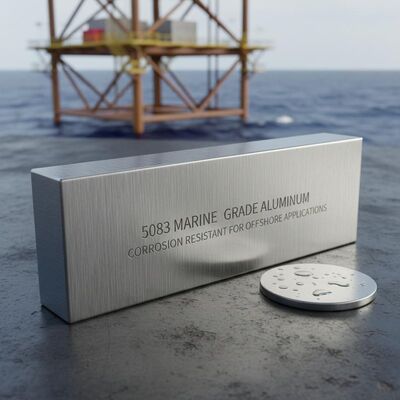 Barre en aluminium de catégorie marine 5083 anticorrosion pour des applications en mer