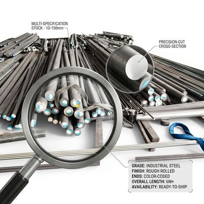 Barre d'aluminium ronde de précision tirée à froid avec tolérance h8 et alliage 6061-T6 pour tour suisse CNC