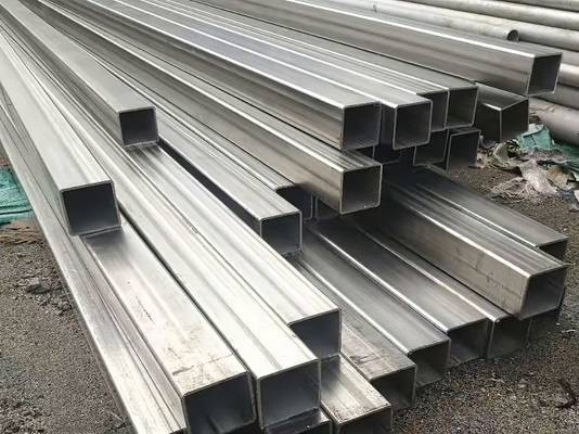 Tube carré en acier inoxydable certifié ASTM A312, épaisseur de paroi 1mm-150mm