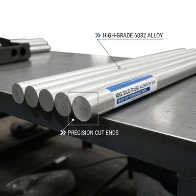 2014-T6 Round Aluminum Bar AMS 4121 High Strength Al-Cu Alloy For Aircraft Structural Components Heavy-Duty Fittings