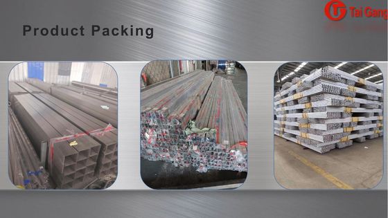 Tuyau rectangulaire en acier inoxydable de 120 mm de diamètre extérieur Personnalisable et durable Pour vos besoins de personnalisation