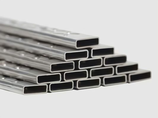 Rameaux de fente en acier inoxydable section creuse rectangulaire personnalisable et les bords