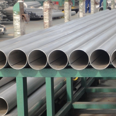 Tuyau soudé DIN ASME JIS 304 d'acier inoxydable d'ASTM 321 310S 316 317 347 201 202