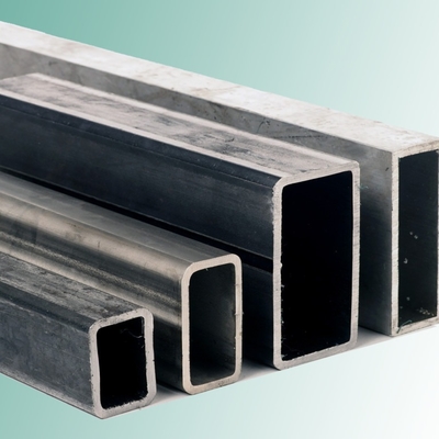 Tube rectangulaire SUS304 NO.1 d'acier inoxydable du BA 2B ornemental