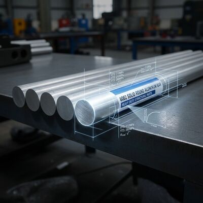 5754-H112 Barre d'aluminium ronde de qualité chimique marine Al-Mg alliage d'excellente soudabilité pour la construction navale